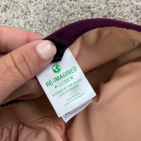 J. Crew Ruched bandeau one-piece swimsuit - Picture 5 of 8